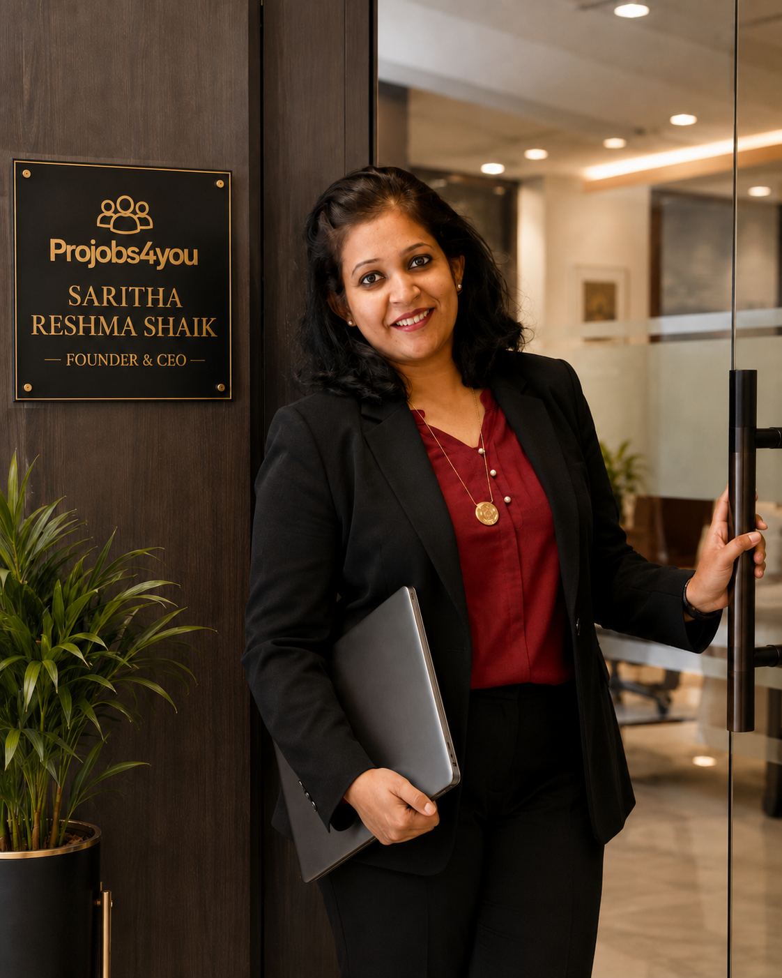 Saritha - founder of Projobs4you